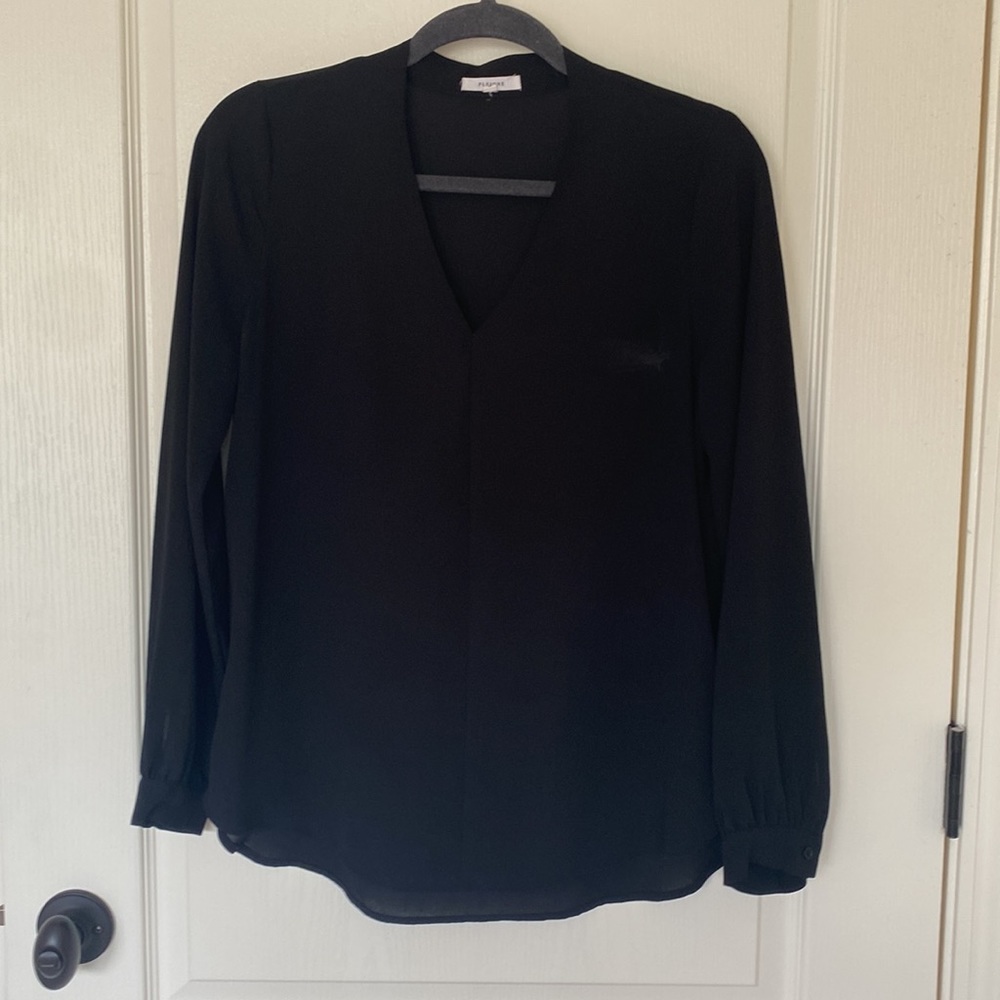 Drapey crepe blouse